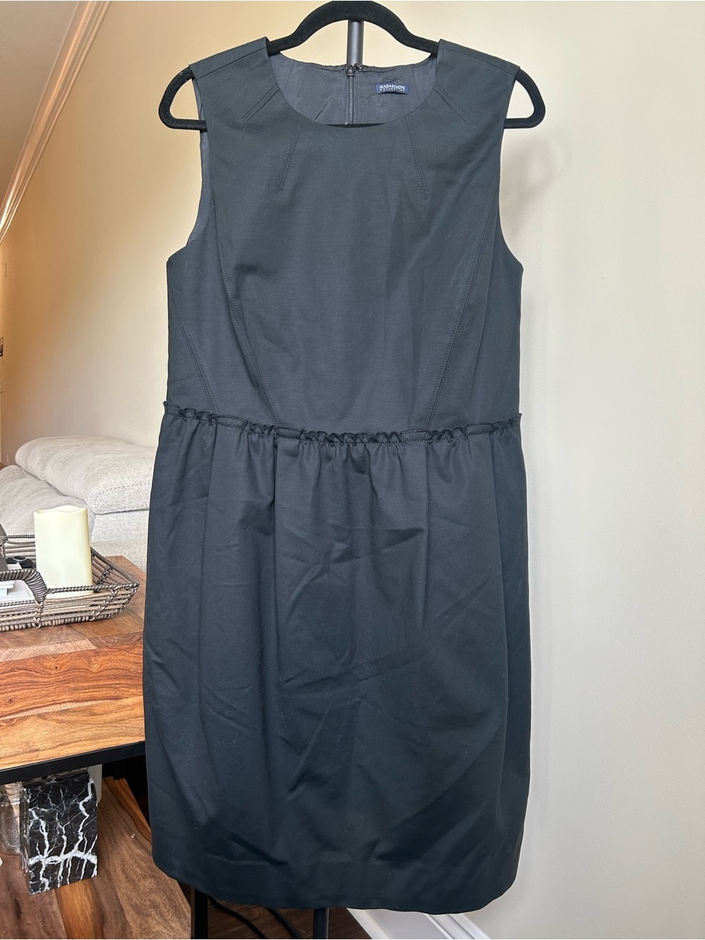 Magaschoni Collection Black Sleeveless Dress